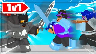 So 1v1ed These Roblox BedWars Youtubers  Roblox BedWars [upl. by Erida]