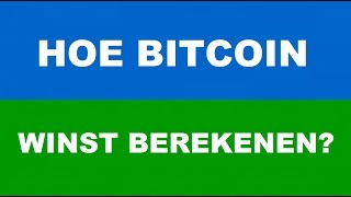 CRYPTOCURRENCY WINST BEREKENEN IN BITCOIN [upl. by Hutt994]