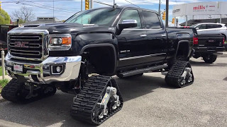 2017 GMC Sierra 2500HD Mattracks BDS Lift Kit Sunroof Black Oshawa ON Stock 170948 [upl. by Asaeret]