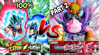 HOW GOOD IS 100 PHY SSBK GOKUampSSBE VEGETA VS ULTIMATE RED ZONE MAJIN BUU SAGA STAGE 1 PART 2 [upl. by Annawd]