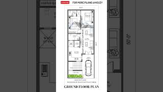 20x50 east facing house plan houzy 1bhk housedesign vastuforhome eastface home houseplanning [upl. by Ihc]