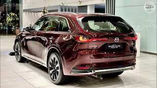 2025 Mazda CX90 Turbo S  Inline 6 BEST 3 Row SUV  Artisan Red Color [upl. by Yesdnil48]