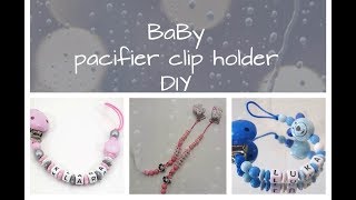 Vezica za cuclududu DIY Baby pacifier clip holder [upl. by Ellecrag]