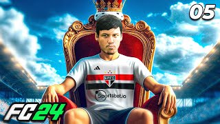 CHOQUE REI Dia de CLÁSSICO  Modo Carreira  EA FC 24  Ep 05 [upl. by Kraus608]