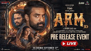 ARM Pre Release Event LIVE  Tovino Thomas  Krithi Shetty  Jithin Laal  Mythri Movie Makers [upl. by Hugues11]