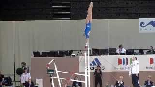 Spiridonova Daria barres RUS qualif Euro Montpellier 2015 [upl. by Yancey]