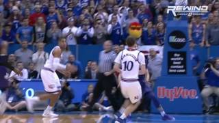 Kansas Wins On BuzzerBeating Layup  CampusInsiders [upl. by Meenen]