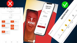 How to check your NSFAS status online with a phone  NSFAS online Applications [upl. by Darcee]