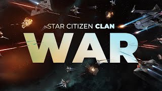 Star Citizen Clan War  More than 20 ships  Cinematic [upl. by Aitetel]