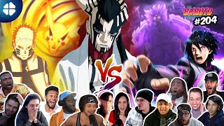 🔥NarutoSasuke VS JIGEN 🌎 MEGA Reaction Mashup 🔥  Boruto 204 🇯🇵 ボルト  海外の反応 [upl. by Naugan709]