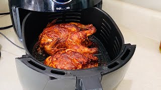 Whole Chicken Roast Asian Style in Air Fryer Chicken Fry আস্ত ঝলশানো মুরগি এয়ার ফ্রাইয়ারে Bangla [upl. by Anoet]