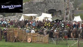 Corfe Castle 2015  The Full Saxons and Vikings event at Wareham [upl. by Odelia]