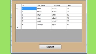 VBNET  How To Export Datagridview Data To Text File In Visual Basic Net with source code [upl. by Roos]