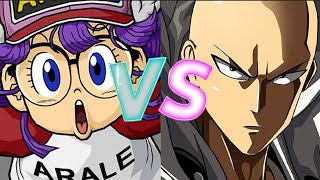 WHY ARALE 8736483726487 SLAMS SAITAMA ON HIS BALD NECK AHAHAHAAHAAHAHAAHHA VS BATTLE [upl. by Howlend]