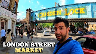 Camden Market London TOUR  LONDONS LARGEST STREET MARKET [upl. by Pedroza]