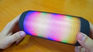 Обзор Ginzzu GM898B  Портативная Беспроводная Блютуз колонка Review GINZZU Bluetooth Speaker [upl. by Cnahc]