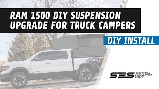 RAM 1500 DIY Suspension Upgrade for Truck Campers [upl. by Verdi]