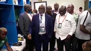 AFCON 2019 Pinnick lifts the Super Eagles after Madagascar spanking [upl. by Inoy]