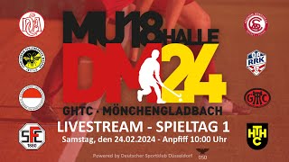 Deutsche HallenhockeyMeisterschaft männliche U18  Tag 1  2422024 [upl. by Anasiul349]