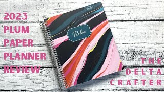 2023 Plum Paper Planner Review [upl. by Ttam]