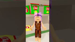 MARKETÇİ FAKİR KIZA YARDIM EDİYOR roblox brookavenrp viralvideos trend shortvideos [upl. by Velasco]