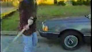 Dimebag Darrell destroys car [upl. by Nelac]