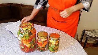 Bakina kuhinja  šarena zdrava salata za zimu colorful salad [upl. by Eseerahs]