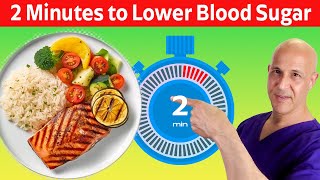 Rapidly Lower Blood Sugar After Eating In Just 2 Minutes Dr Mandell [upl. by Sapienza]