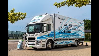 Po testach elektryczne rozwiązania Scania w Żabka Polska [upl. by Giarc10]