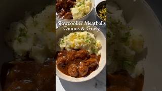 Delicious Meatballs amp Gravy recipe tasty cookingchannel trending food cooking [upl. by Illehs609]