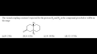 Q60 ‖ Karplus Equation ‖ Relation between Vicinal Coupling Constant with Dihedral Angle ‖ JValue [upl. by Trudie]