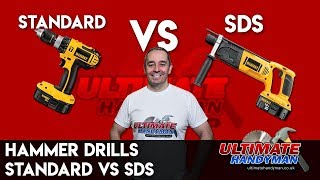 SDS drill versus standard hammer drill [upl. by Mohandis]