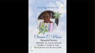 Clemmie C Moses Memorial [upl. by Ihcur]