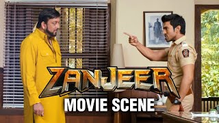 Ram Charan and Sanjay Dutt First Meeting  Zanjeer  Movie Scene  Apoorva Lakhia [upl. by Niledam]