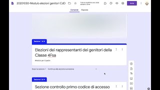 Votazioni organi collegiali online con moduli di Google [upl. by Sueaddaht]