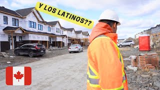 ASI LA CONSTRUCCION EN CANADÁ DESPUES DE PONER VISA PARA MEXICANOS NECESITAMOS MUCHA GENTE [upl. by Taryn960]