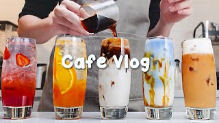 🍒카페 브이로그1시간 모아보기🌈실시간 스트리밍1 Hours VlogCafe VlogASMRTasty Coffee434 [upl. by Borgeson108]