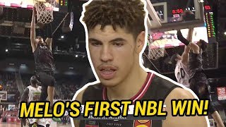 LaMelo Ball Battles With Top Australian PG Scotty Machado Comes Up CLUTCH In First NBL DUB 💰 [upl. by Maurice321]