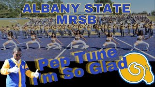 Albany State MRSB 2024  Pep TuneIm So Glad amp Git Up [upl. by Adnaluoy]