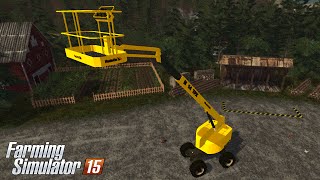 Farming Simulator 15  Haulotte H14TPX Skylift [upl. by Ignatius]