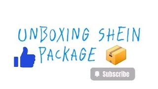 unboxing shein package 📦🗽😯sheinhaul unboxingJahXfriends [upl. by Sammie]