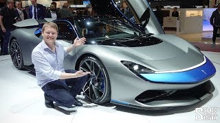 The Pininfarina Battista is a €2m HYPEREV  FIRST LOOK [upl. by Schurman]