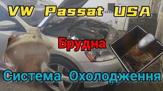 VW Passat NMS 25 промивка системи охолодження повна заміна антифризу [upl. by Brookes]