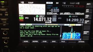 KENWOOD TS990s DECODING PSK31 [upl. by Nyret]