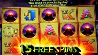 15 Free Spins  Big Win on Island Chief  5c Aristocrat Video Slot [upl. by Wein820]