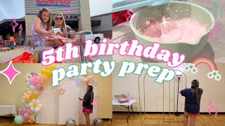 5 IS A VIBE birthday party prep with me [upl. by Wilmott]