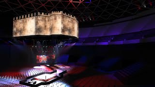 WWE Clash at the castle 2024 stage reveal Drew mcintyre Entrance [upl. by Lamahj]