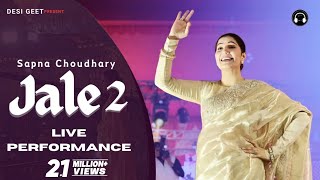 Jale 2  Sapna Choudhary Live Performance  New Haryanvi Song 2024 [upl. by Llennej]