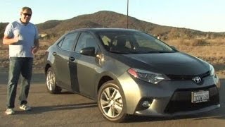 2014 Toyota Corolla LE ECO Test Drive Video Review [upl. by Joao98]