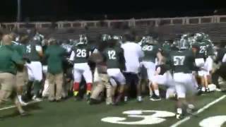 Coaches Fight In Massive Brawl During High School Football Game [upl. by Leahcimnhoj]